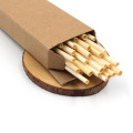 wholesale wheat bamboo straws with custom packing and logo